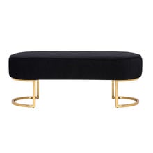 Simons Velvet Ottoman Bench